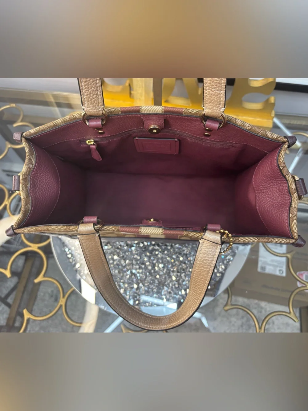 Coach 2021 Dempsey Carryall Bag EUC - Picture 5 of 14